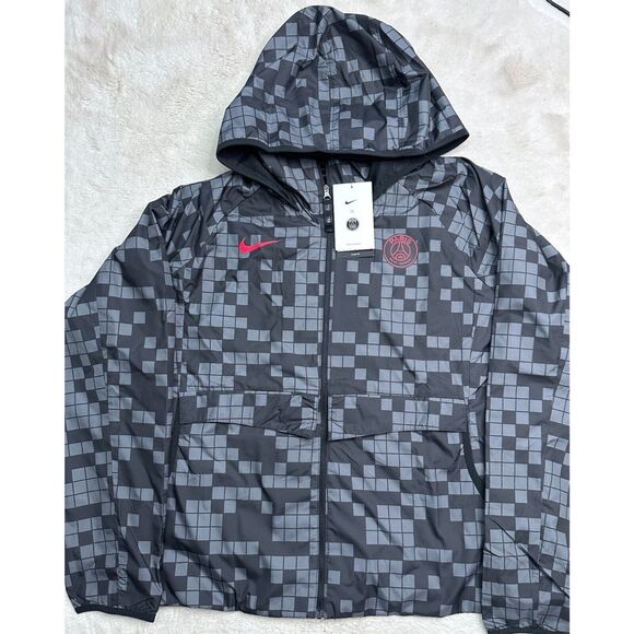 Nike Women's Large Paris Saint-Germain Hooded Soccer Jacket DB8139-025 NEW - Picture 1 of 12